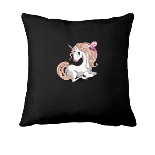 Подушка Baby unicorn with butterfly