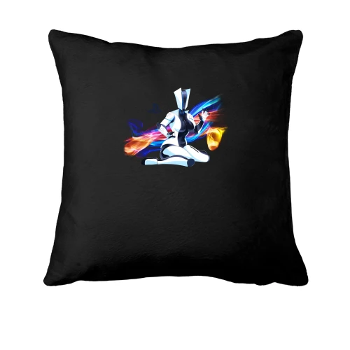 Подушка, Черный, Sony Playstation girl