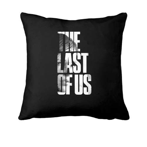 Подушка, Черный, The Last of Us Logo (2)