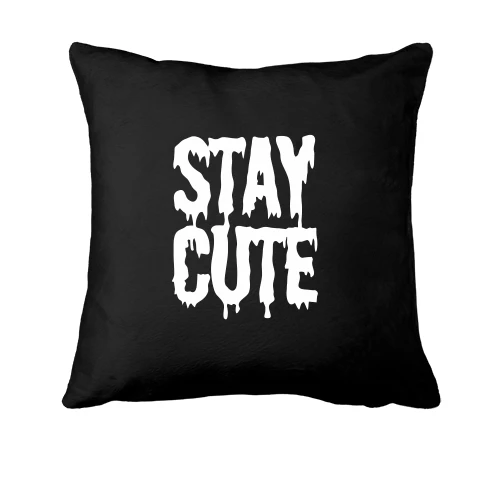 Подушка, Черный, stay cute