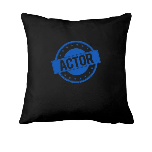 Подушка, Черный, для актёра с печатью "ACTOR"