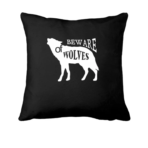 Подушка, Чорний, beware of wolves