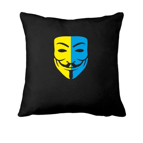 Подушка, Черный, Anonymous (Анонимус) UA