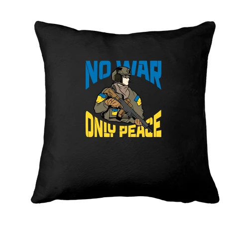 Подушка, Черный, No war - only peace