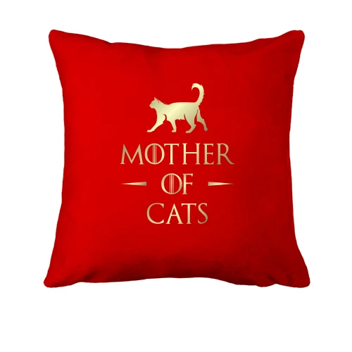 Подушка Mother of cats (кошачья мама)