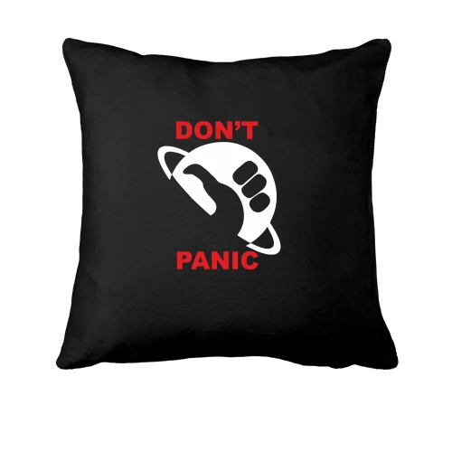 Подушка Dont panic