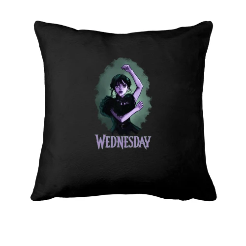Подушка, Черный, Wednesday (АРТ)