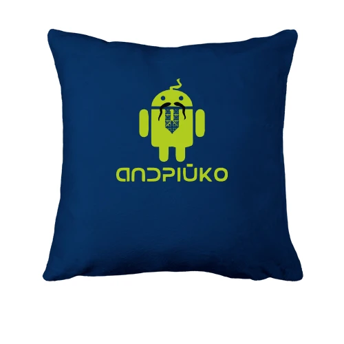 Подушка, Синій, Андрійко Android Style
