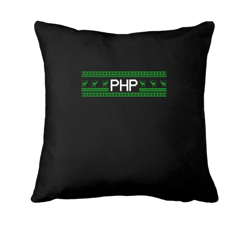 Подушка, Чорний, "PHP та олені"