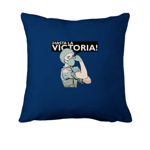 Подушка, Синий, "Hasta la victoria!"
