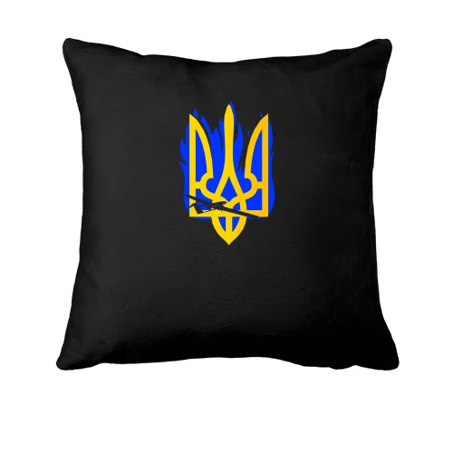 Подушка з патріотичним медвежонком