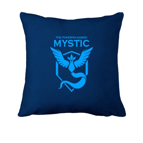 Подушка, Синий, с покемоном "Mystic"