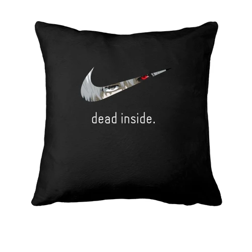 Подушка, Черный, "Dead inside"