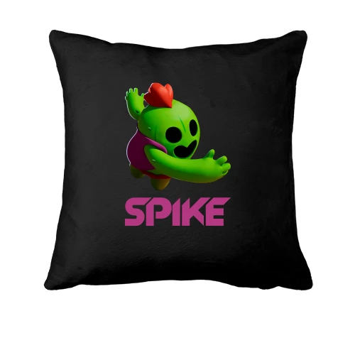 Подушка, Черный, "Spike" из игры Brawl Stars
