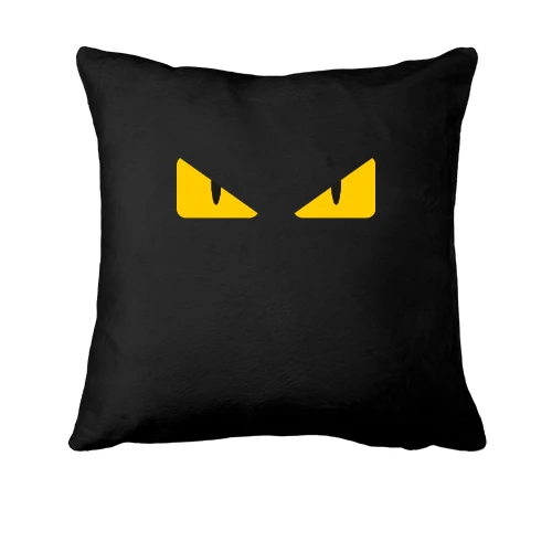 Подушка, Черный, "Глаза Fendi"