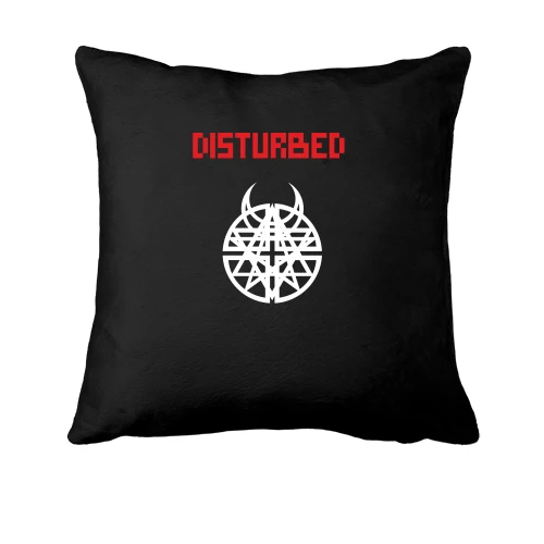 Подушка, Черный, Disturbed
