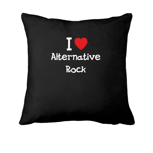 Подушка, Черный, I love alternative ROCK