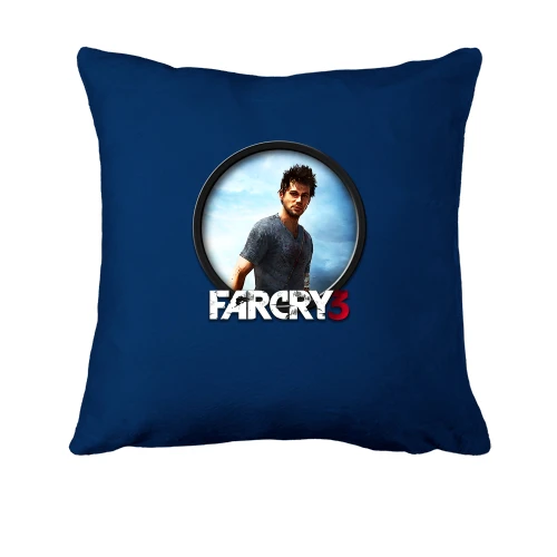 Подушка, Синий, Far Cry 3 Man