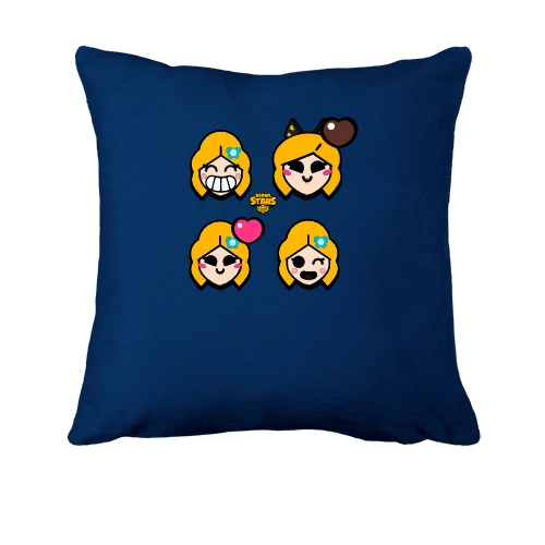 Подушка, Синий, Brawl Stars - Пайпер