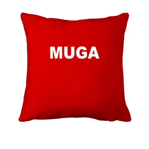 Подушка, Красный, MUGA (Make ukraine Great Again)