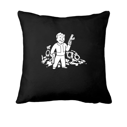 Подушка, Чорний, Fallout Vault Boy