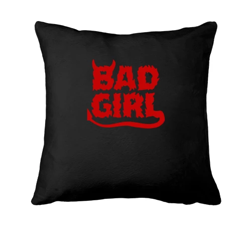 Подушка, Чорний, Bad girl