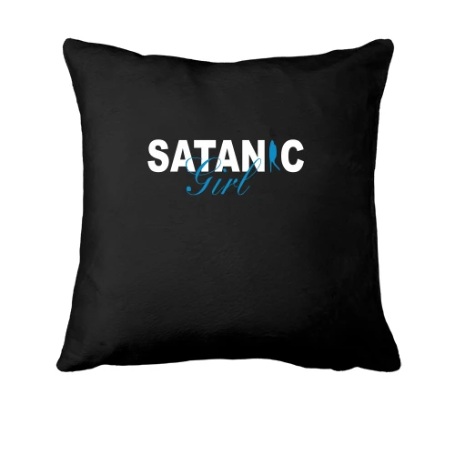 Подушка, Чорний, satanik girl