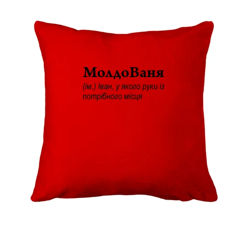 Подушка для Ивана - "МолдоВаня"