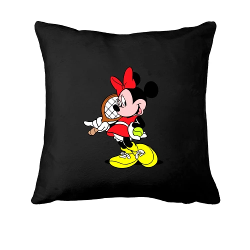 Подушка, Чорний, Minnie Mouse теніс 2
