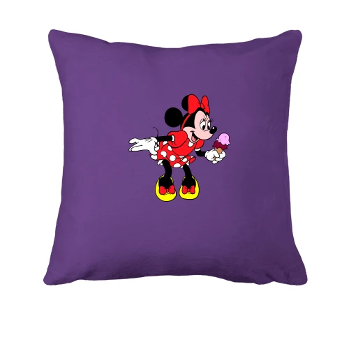 Подушка, Чорний, Minnie з морозивом