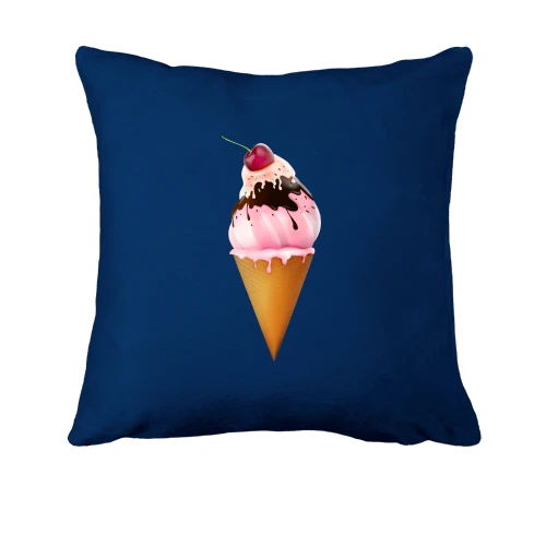 Подушка Ice cream with cherries