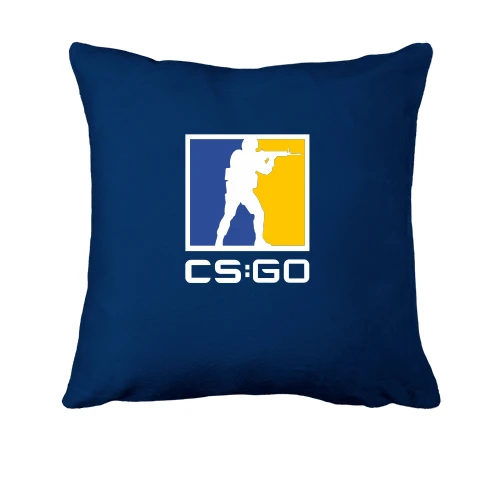 Подушка, Синий, CS:GO (2)
