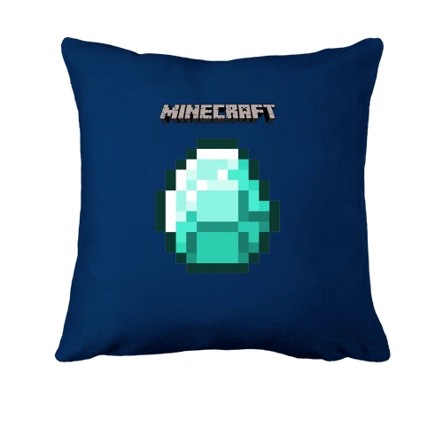 Подушка, Синий, Minecraft Диамант