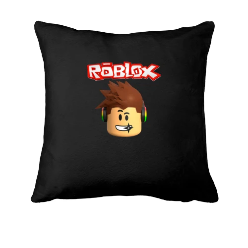 Подушка, Черный, Roblox face (2)