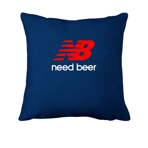 Подушка NB - Need Beer