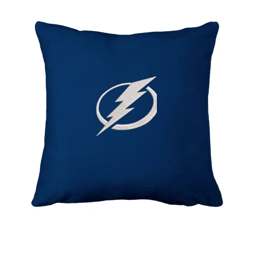 Подушка, Синій, Tampa Bay Lightning з вишитою емблемою
