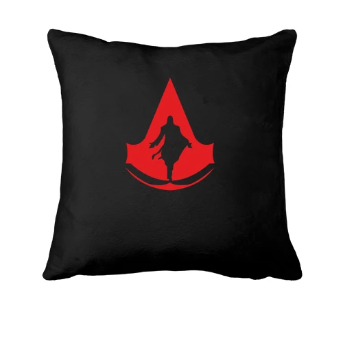 Подушка, Черный, Assassins Creed (контур)