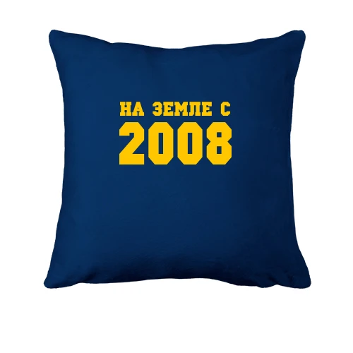 Подушка, Синий, На земле с 2008