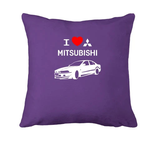 Подушка I love mitsubishi