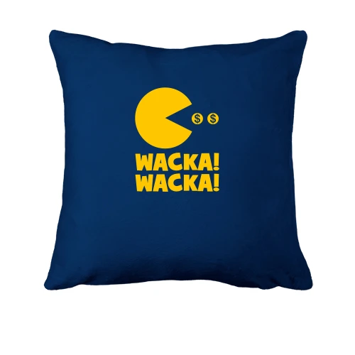 Подушка, Синий, Packman Wacka wacka