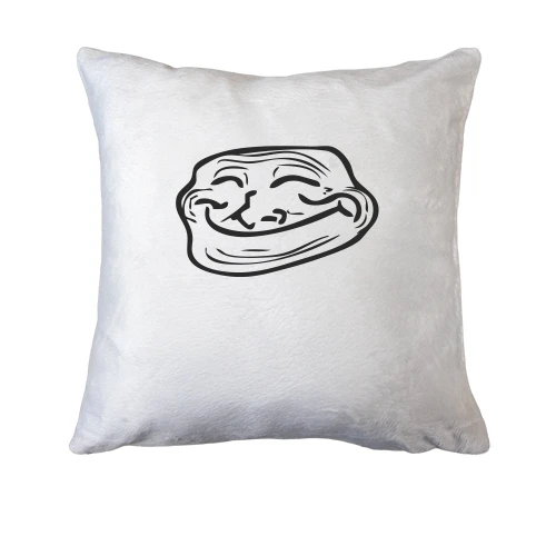 Подушка Троллфэйс довольный (Trollface Happy))
