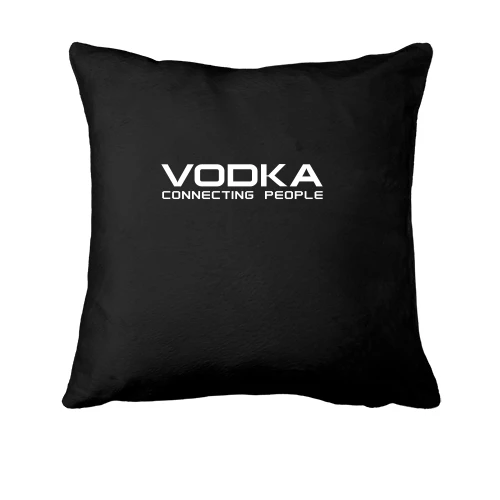 Подушка Vodka connecting people 2