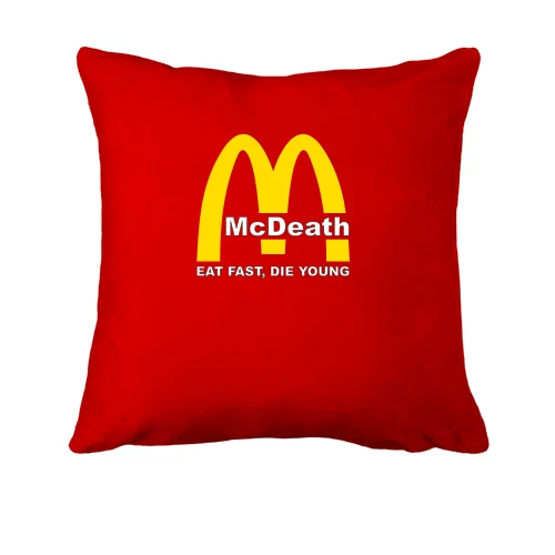 Подушка, Красный, McDeath