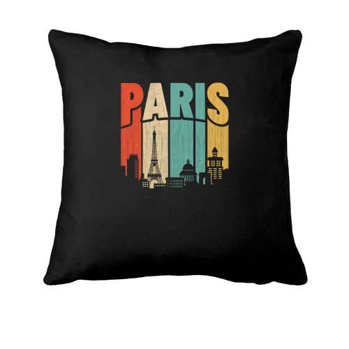 Подушка, Чорний, Paris Retro