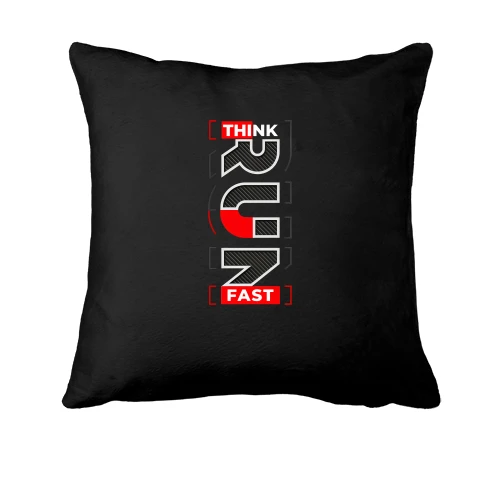Подушка, Чорний, Run - Think Fast