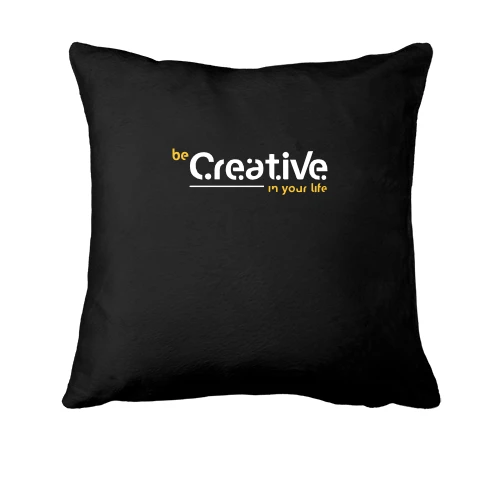 Подушка, Черный, Be Creative in your life