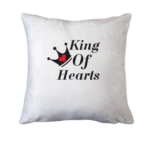 Подушка, Белый, Queen of Hearts