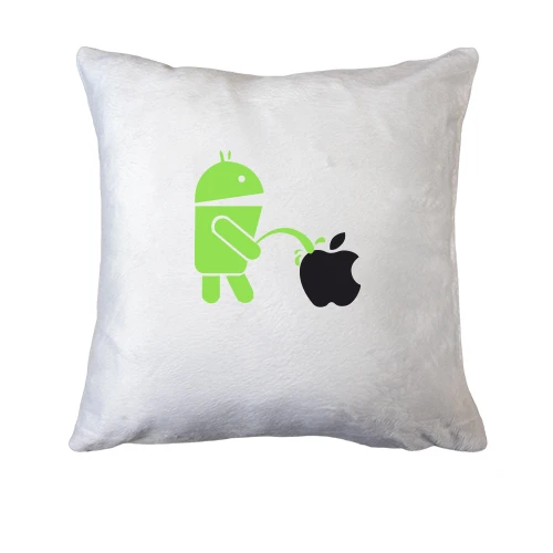 Подушка, Синий, Android vs Apple