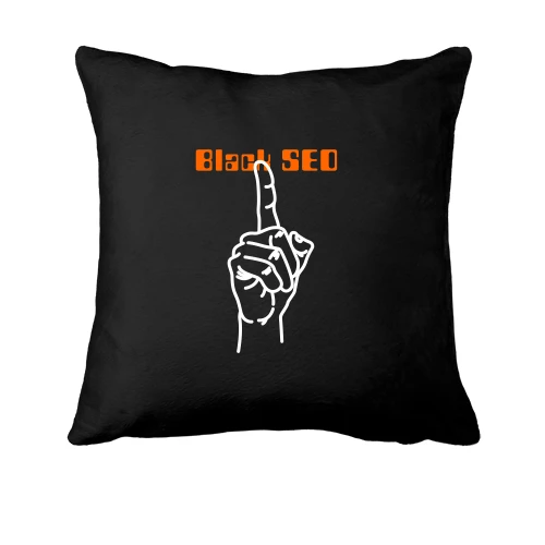 Подушка, Черный, Black SEO