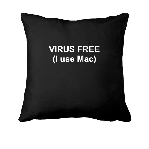 Подушка, Черный, Virus free (I use Mac)